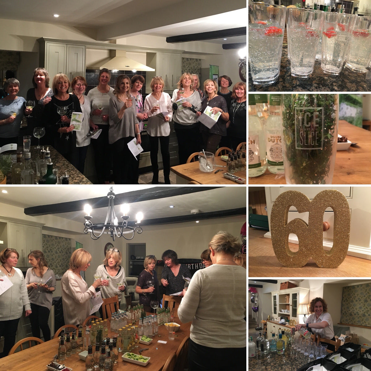 Gin Tasting for Pippa 60th Birthday